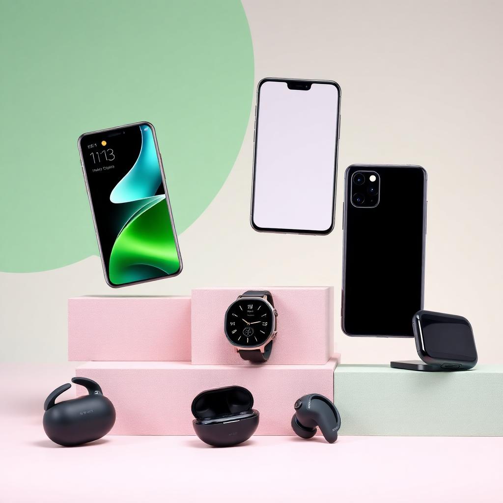 Smartphones, smartwatch y auriculares premium